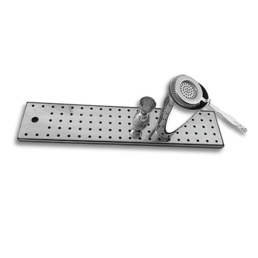 Bar Mat en acero inox 60x12 cm