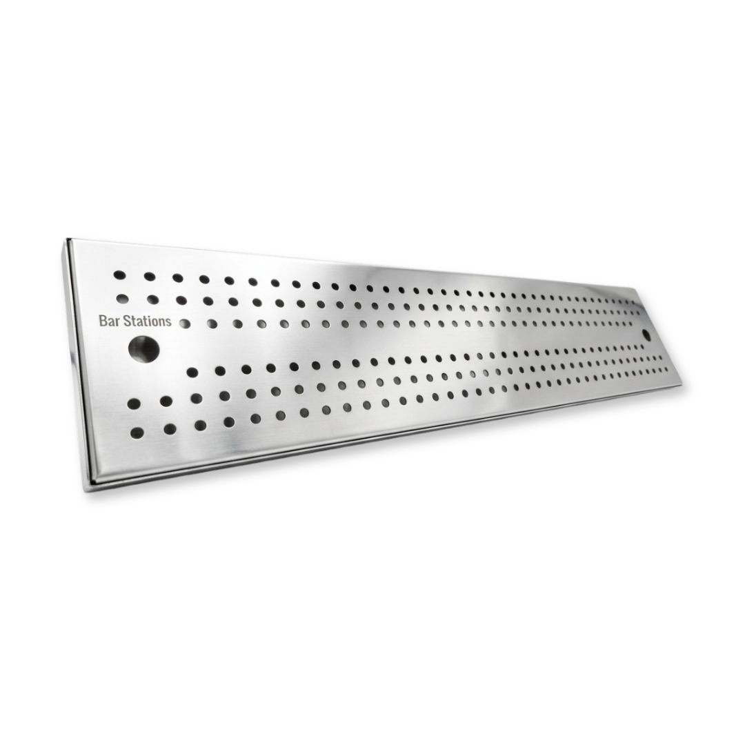 Bar Mat en acero inox 96 x 20 cm
