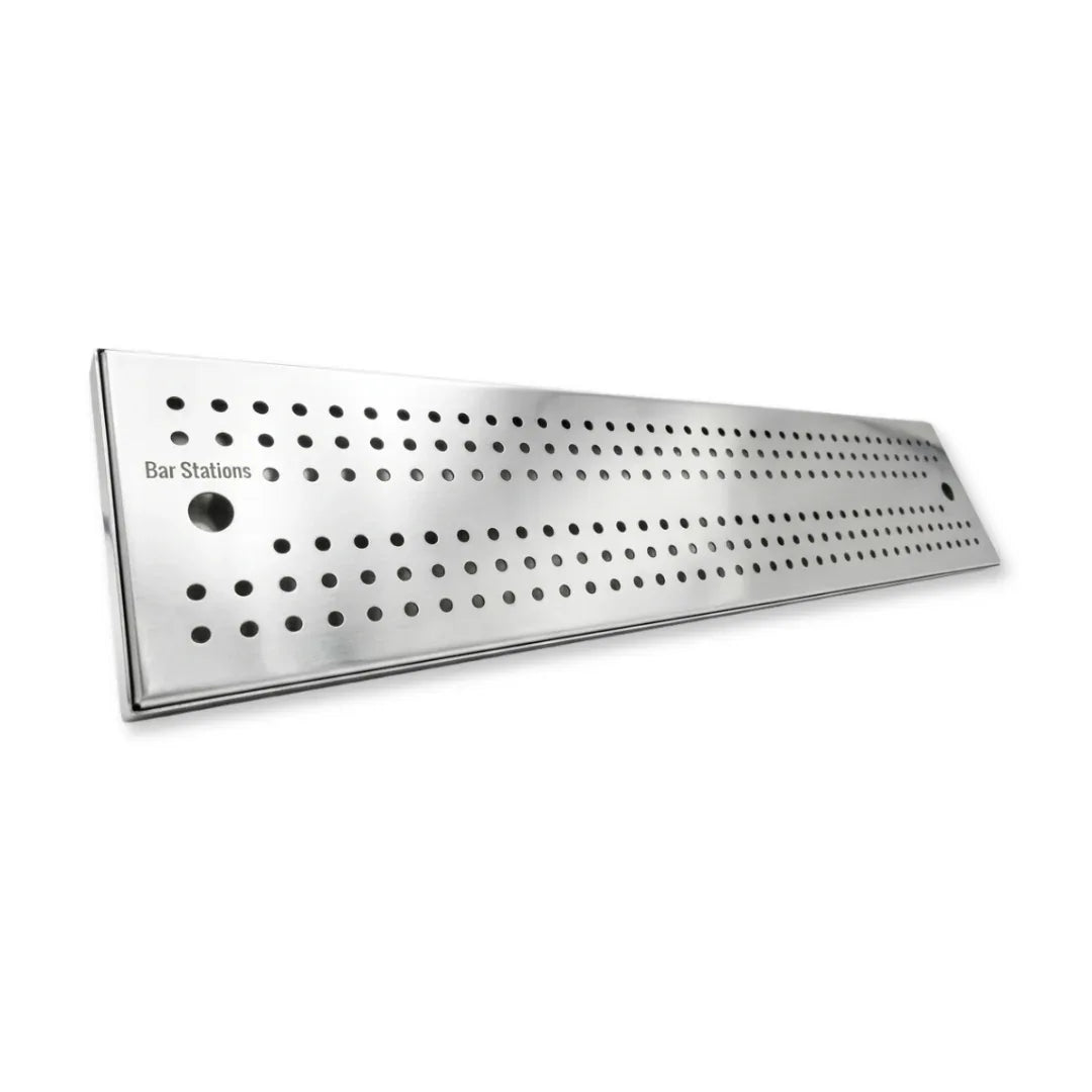 Bar Mat in stainless steel 96 x 20 cm