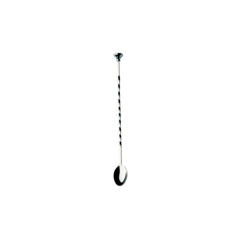 Cuchara de bar en acero inoxidable con mortero 28.6 cm