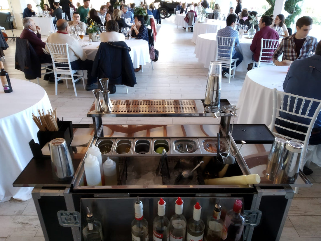 Barras para eventos y estaciones de coctelería