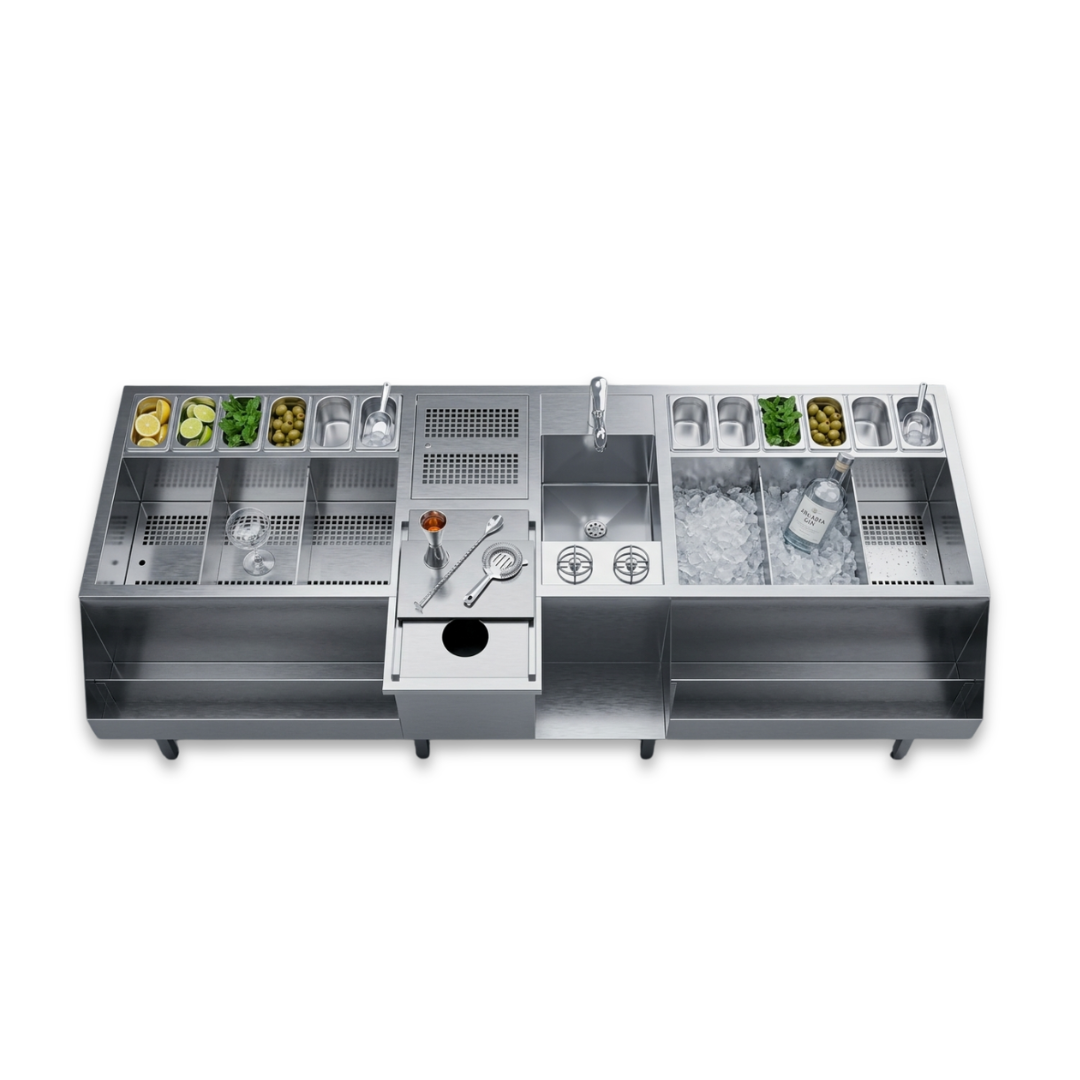 Estación de coctelería 2000mm