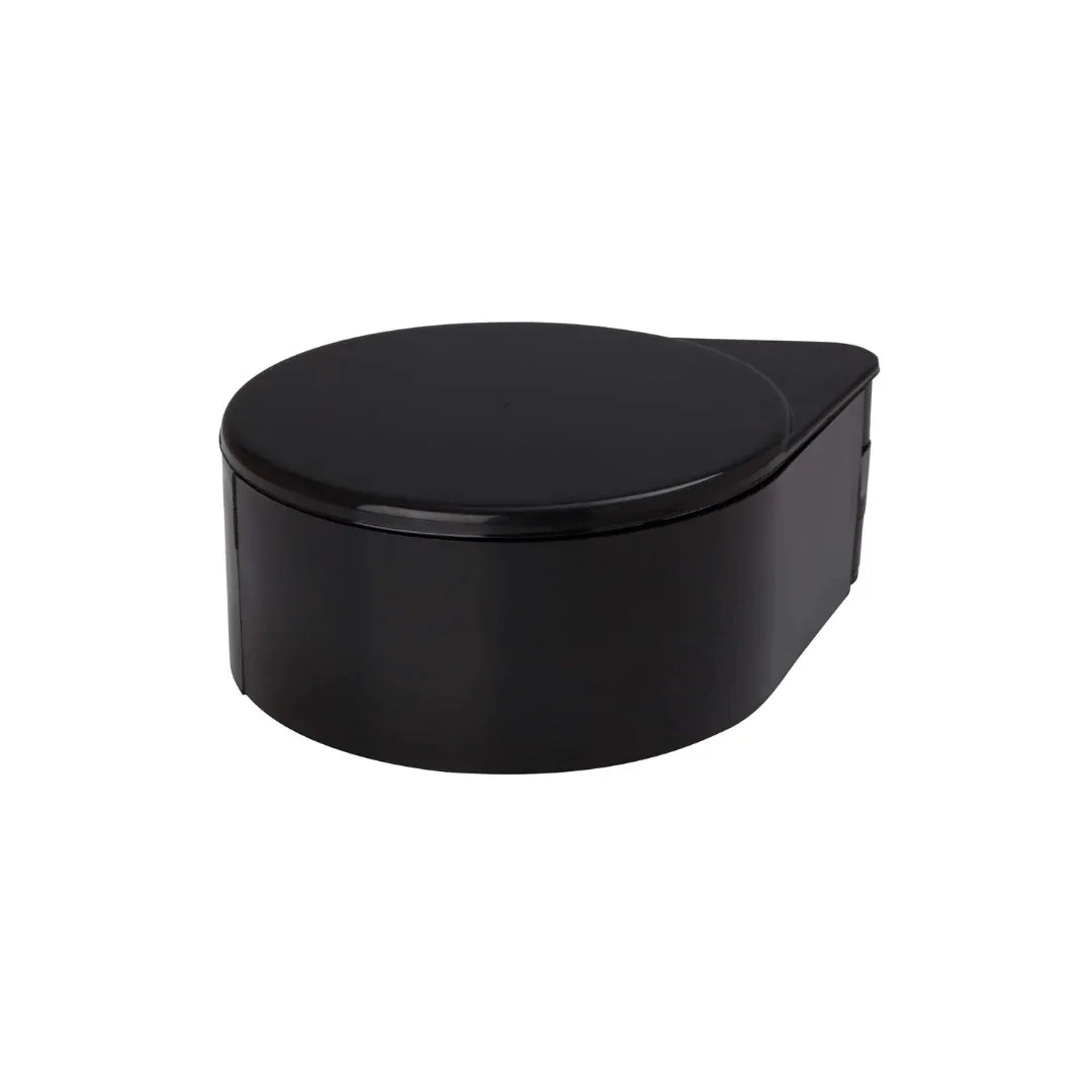 BORDEADOR DE COPAS/GLASS RIMMER, negro, 3 compartimentos