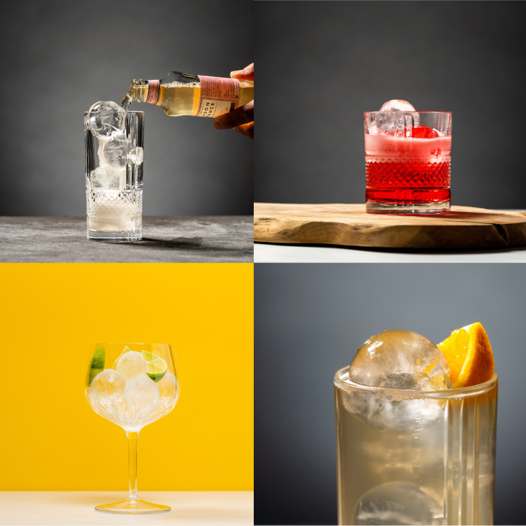 Máquina de hielo en cubitos redondos IM-65PE-Q, autónoma