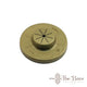 Muddle cup tapa de plata en caucho natural dorado