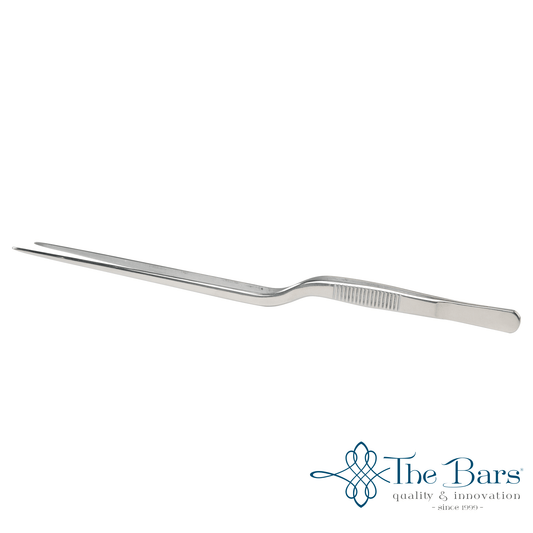 Pinza Zed de 265 mm en acero inoxidable AISI 304 con acabado espejo