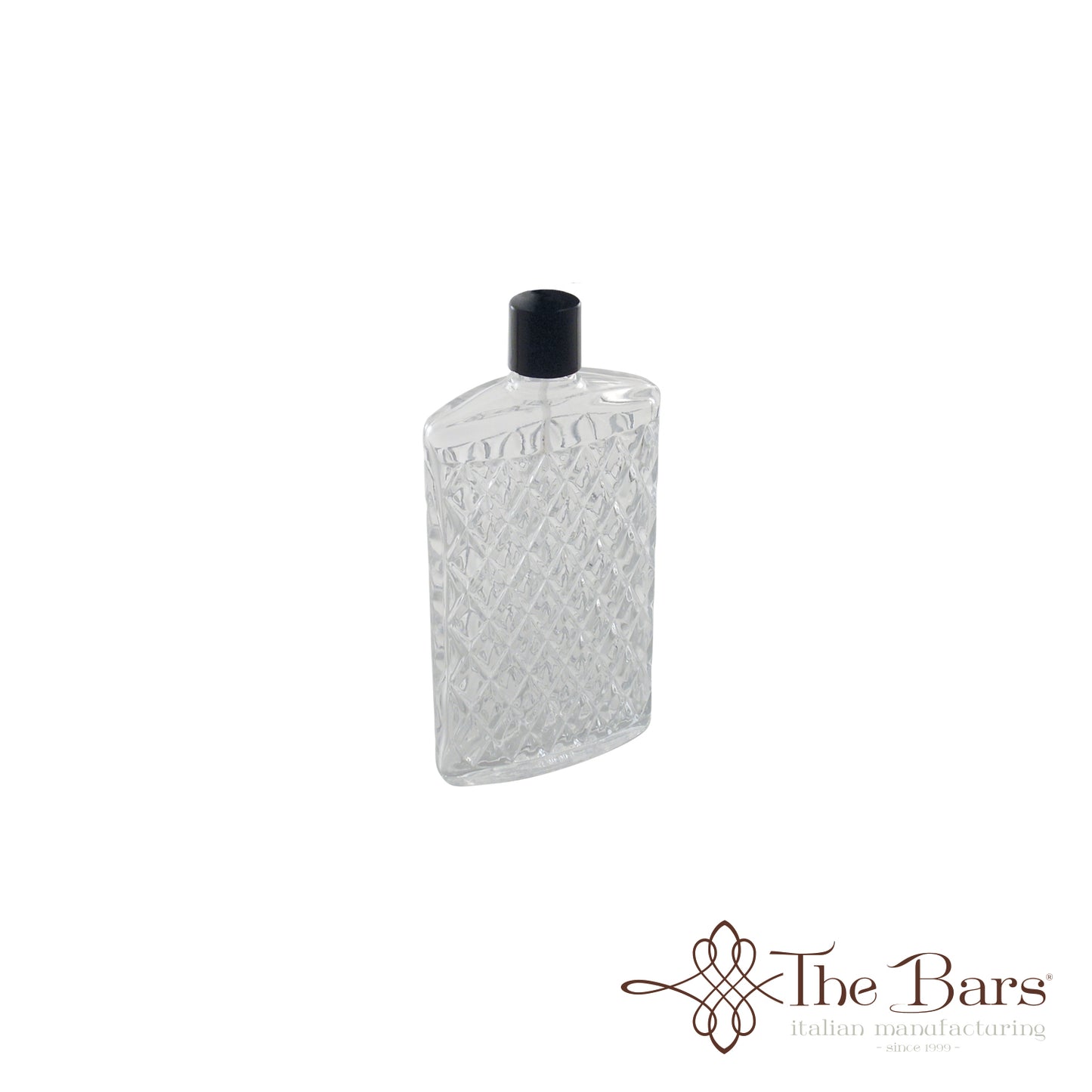 Yarai-Glasflasche, 200 ml, mit Deckel.