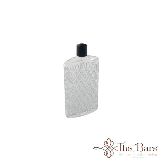 Botella de vidrio Yarai de 200 ml con tapa.