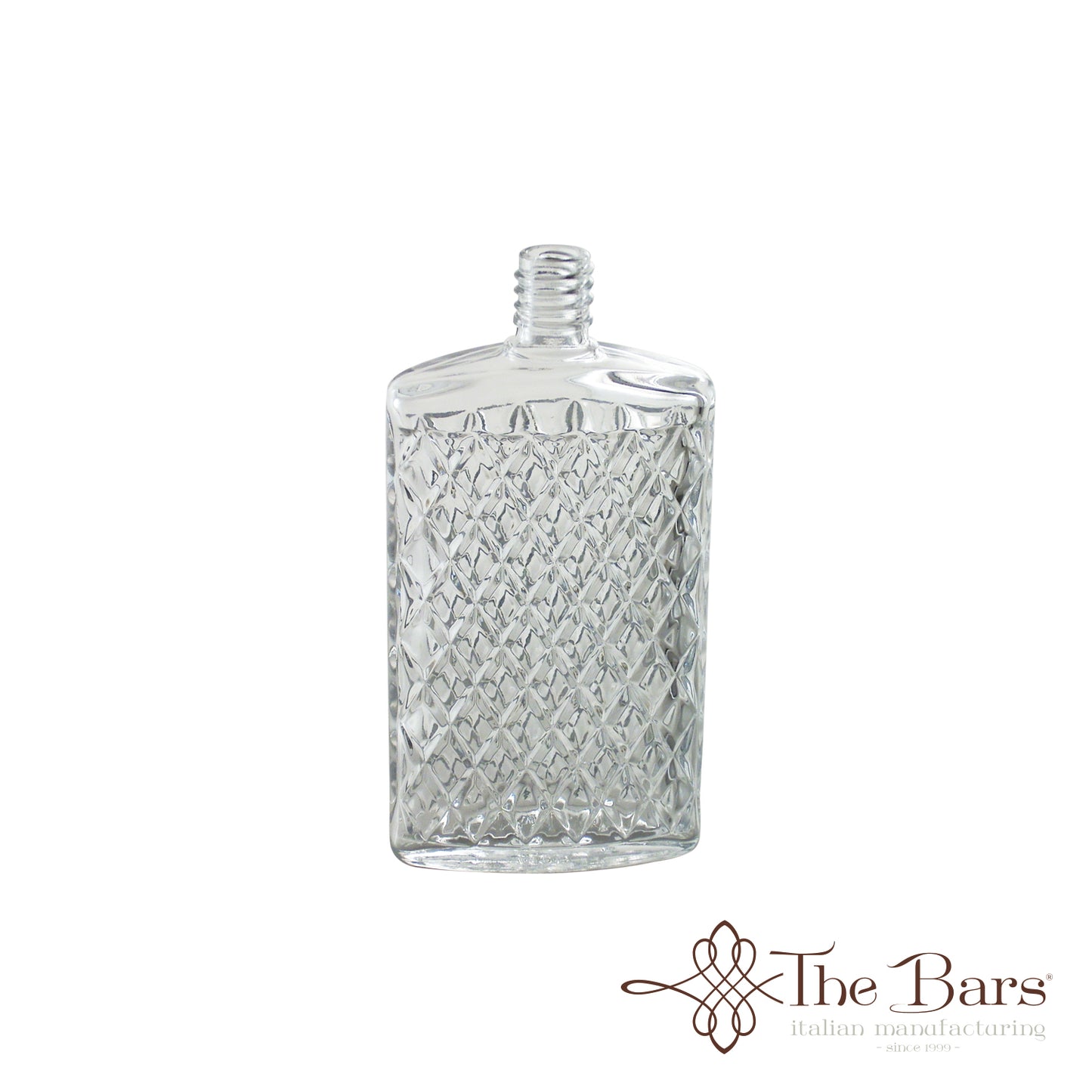 Yarai-Glasflasche, 200 ml, mit Deckel.