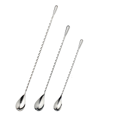 Cuchara cocktail teardrop, 40 cm